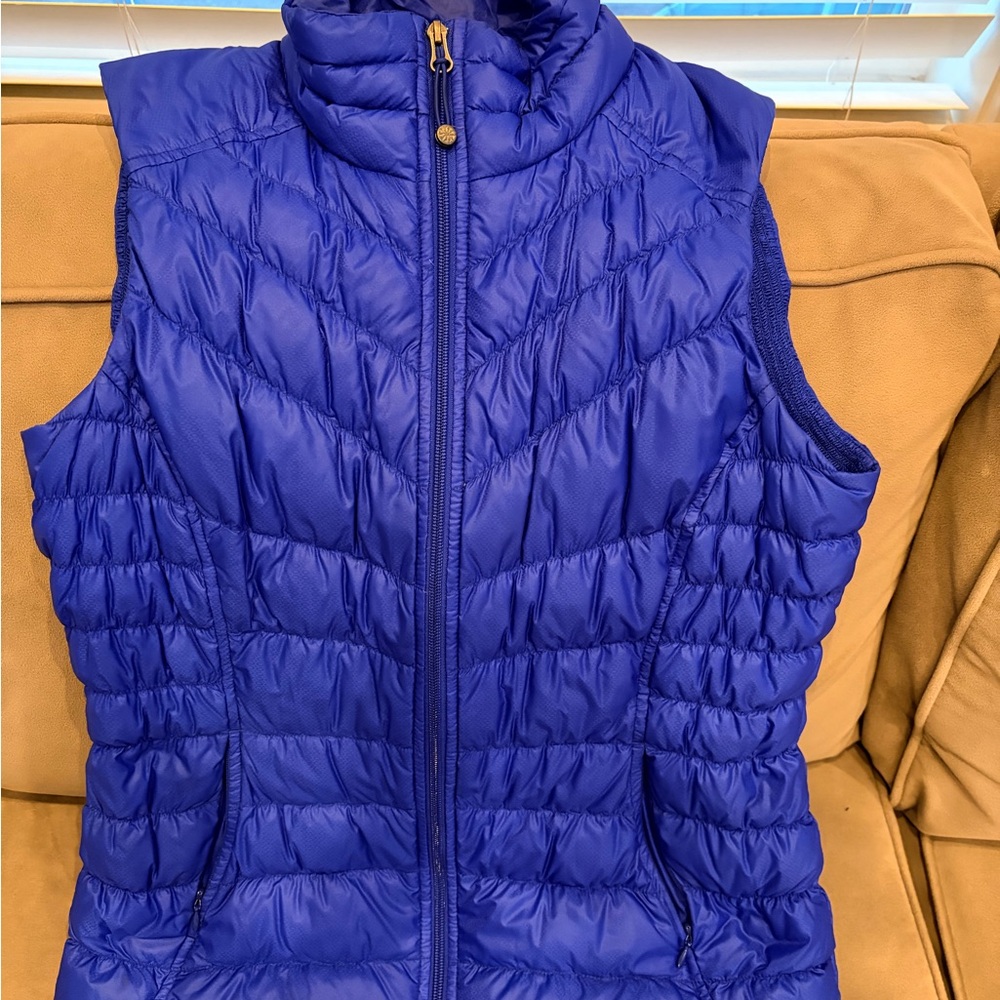Athleta Royal Blue Quilted Vest